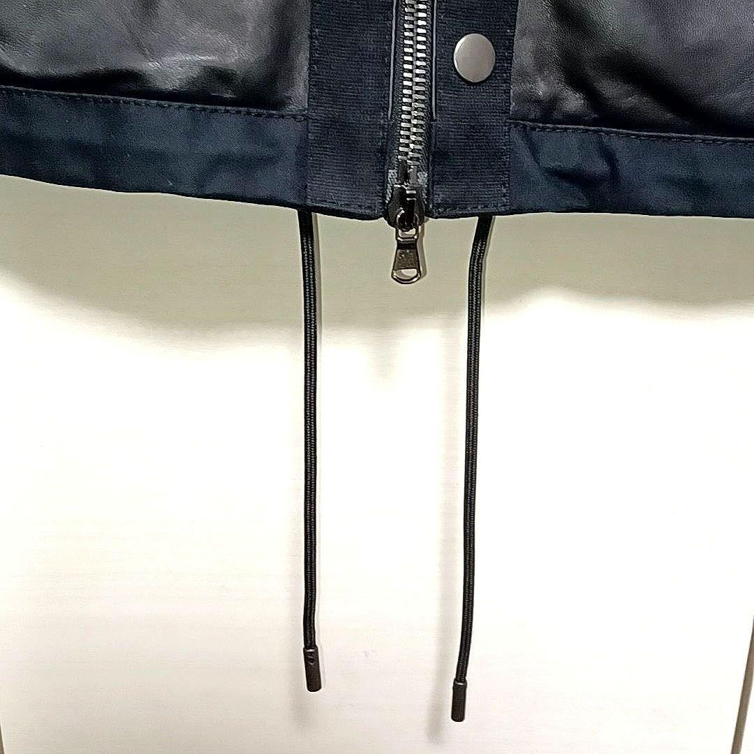 美品★ディーゼル ブラックレーベル　ラムレザー　ライダースジャケット　ブラック