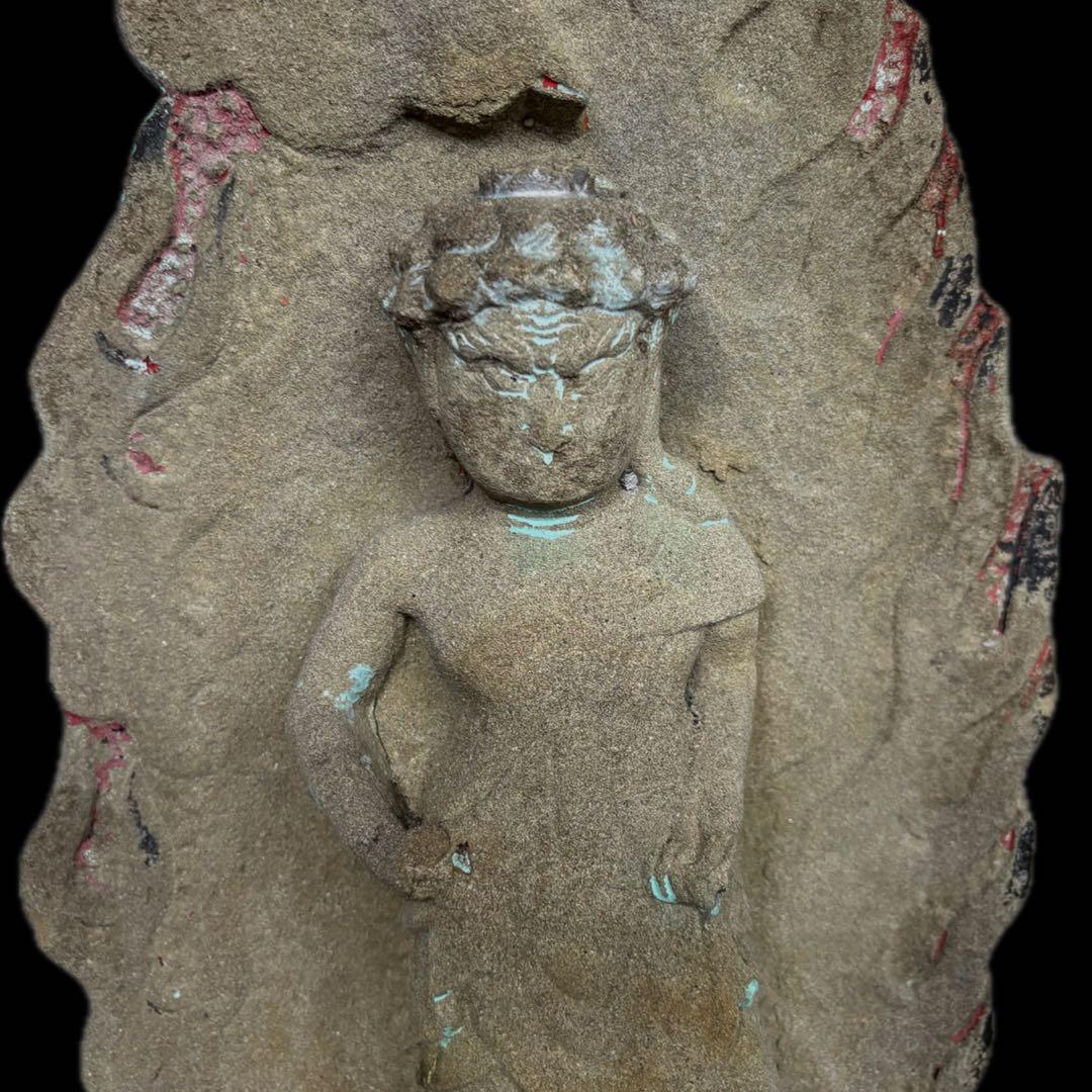 石仏 不動明王立像 57cm