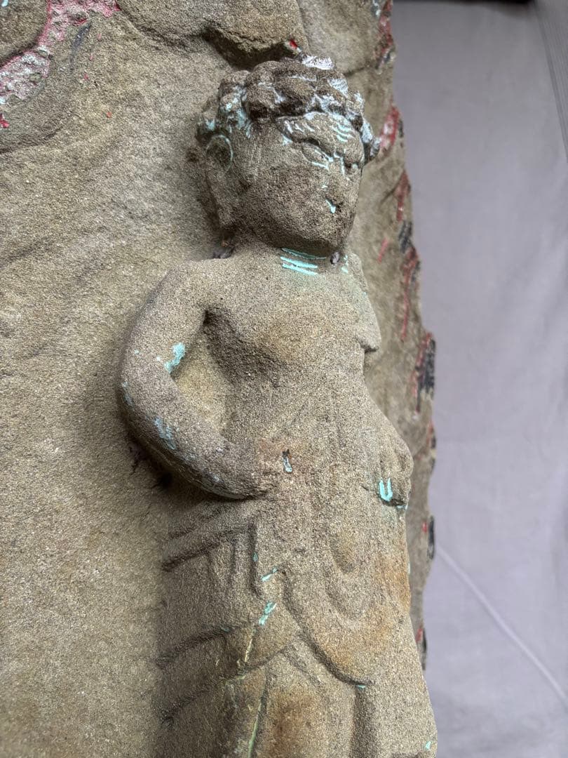 石仏 不動明王立像 57cm