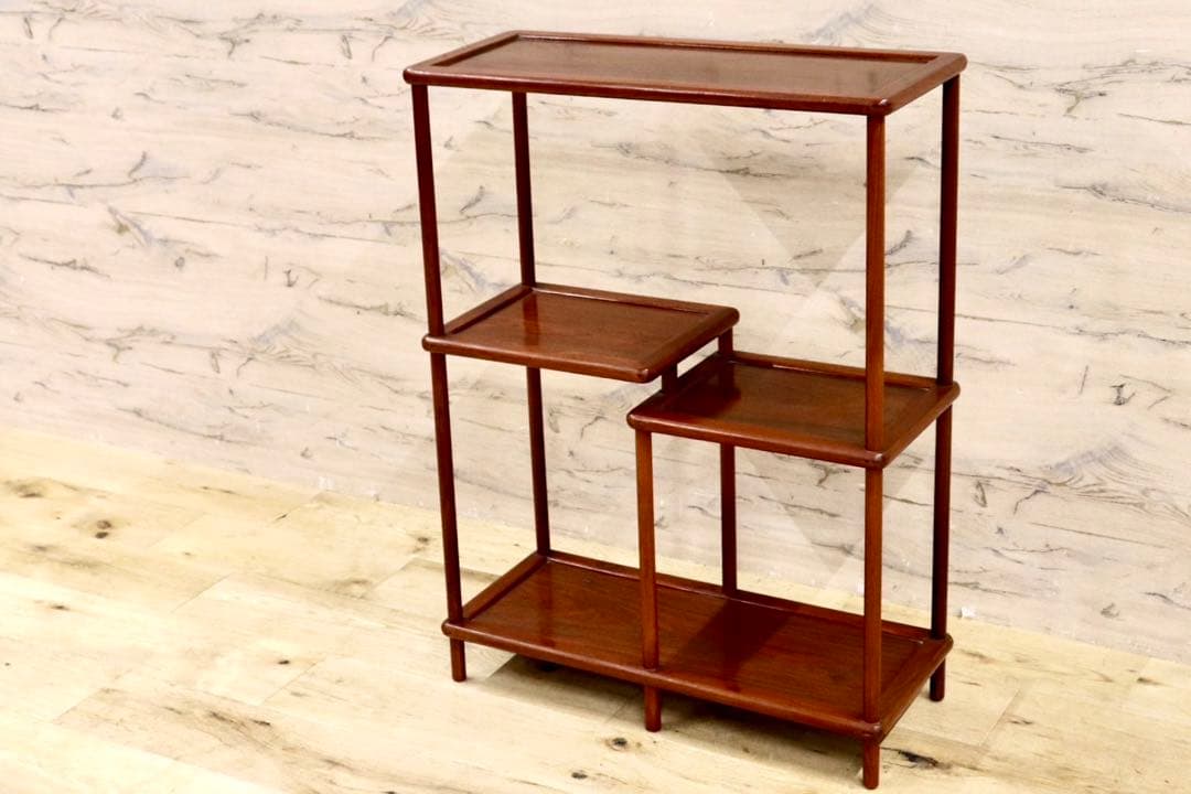 GMIH78○和モダン シェルフ ラック 飾り棚 違い棚 茶棚 飾り棚 置物棚