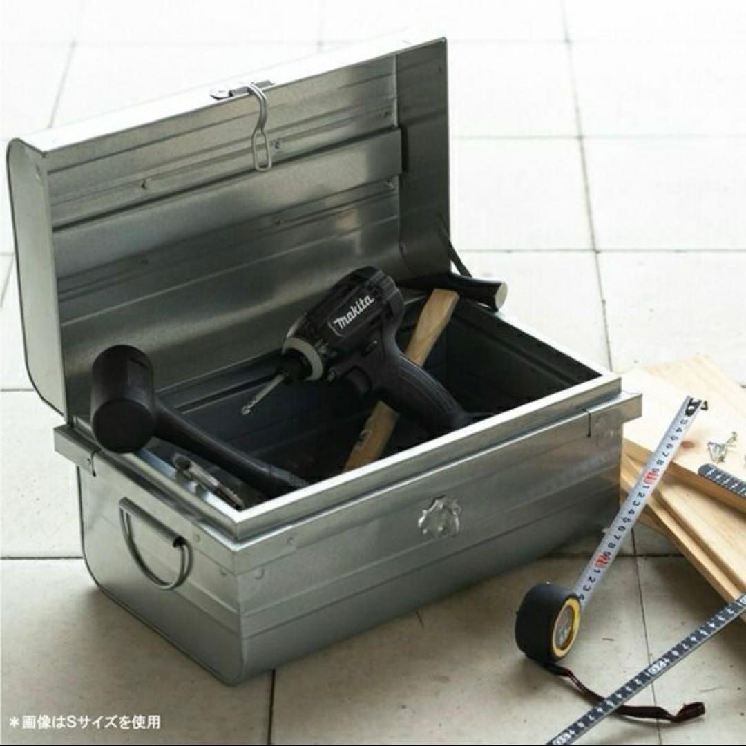 ブリキボックス　収納ボックス　インダストリアル　　アンティーク　キャンプ