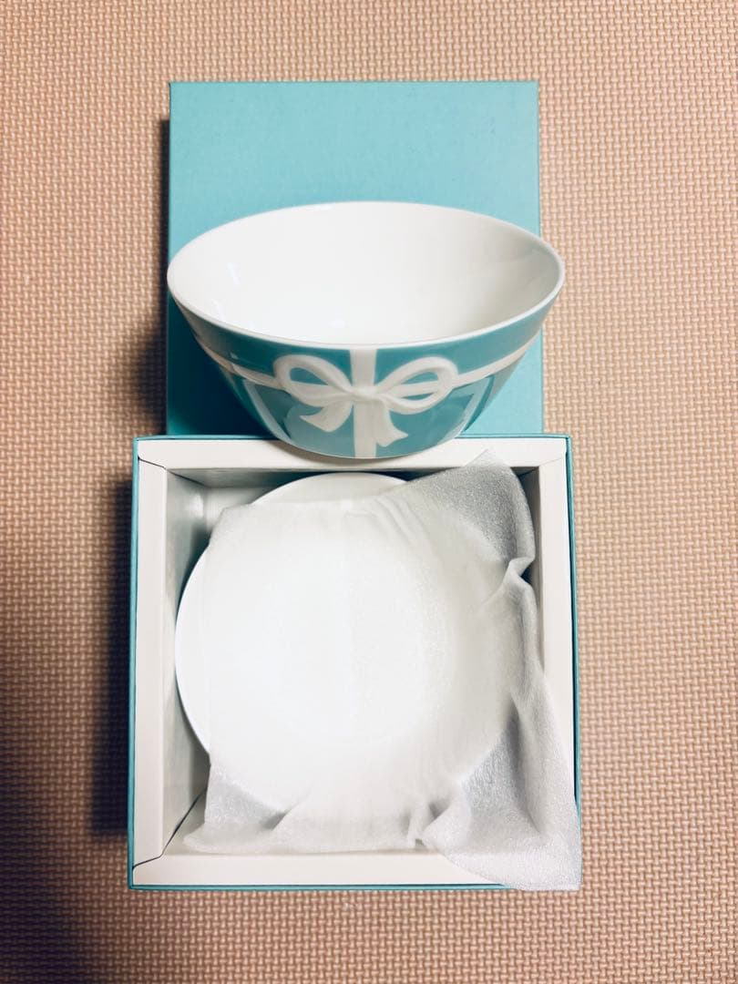 【新品未使用】Tiffany&Co. ブルーリボンボウル2個セット