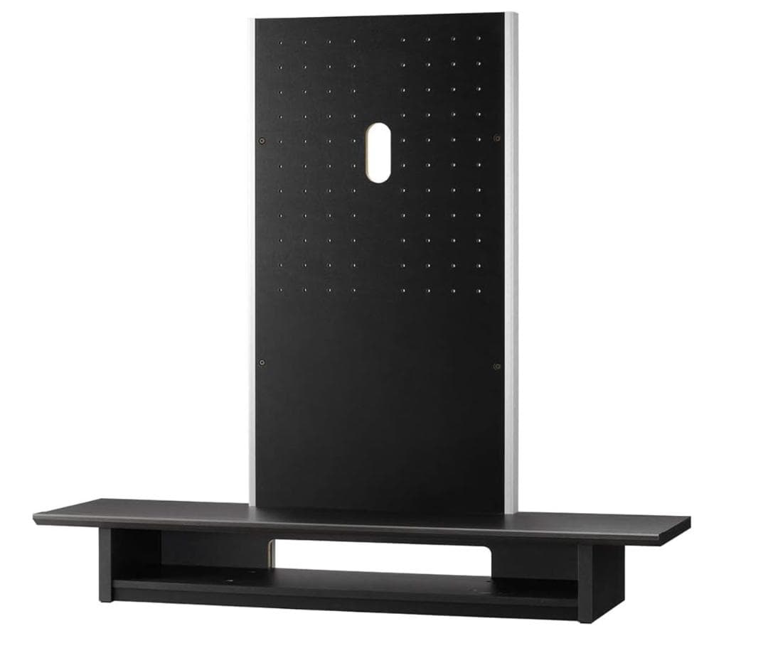 朝日木材加工 壁寄せテレビ台 40~65型 幅120㎝ アッシュグレー