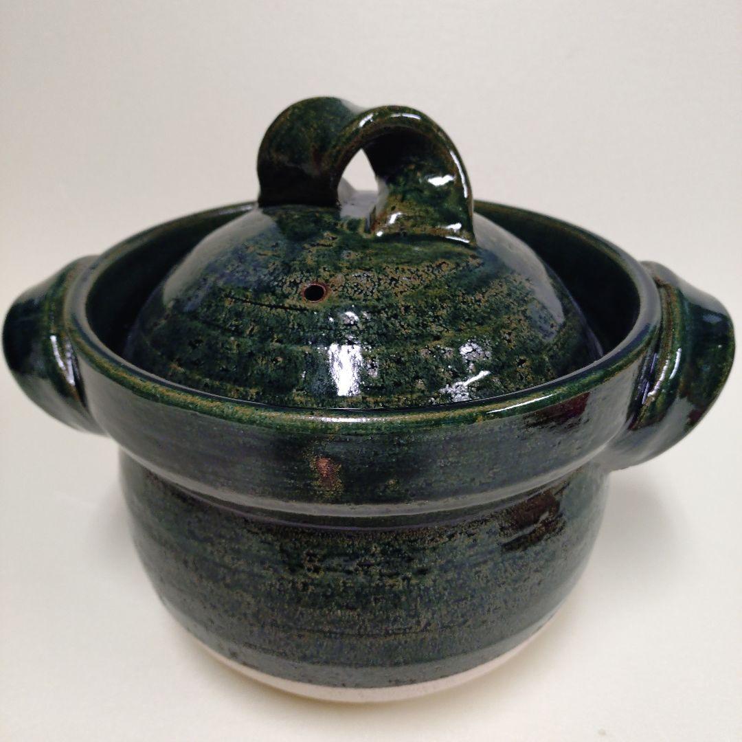 信楽焼　ご飯炊き土鍋5合用　飯炊き鍋