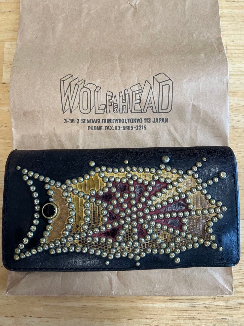 wolf’shead スパイダーウェブウォレット　ウルフズヘッド