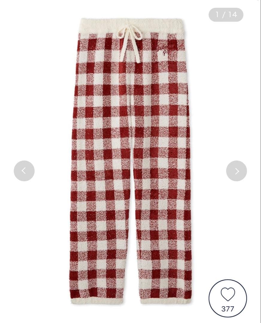 ジェラートピケ　スカーフDOGロングパンツ