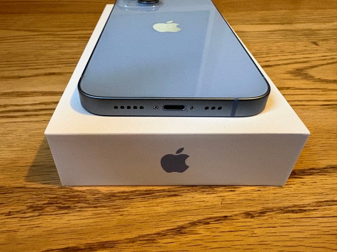 ☆極美品！☆Apple iPhone 14ブルー アップルストア版