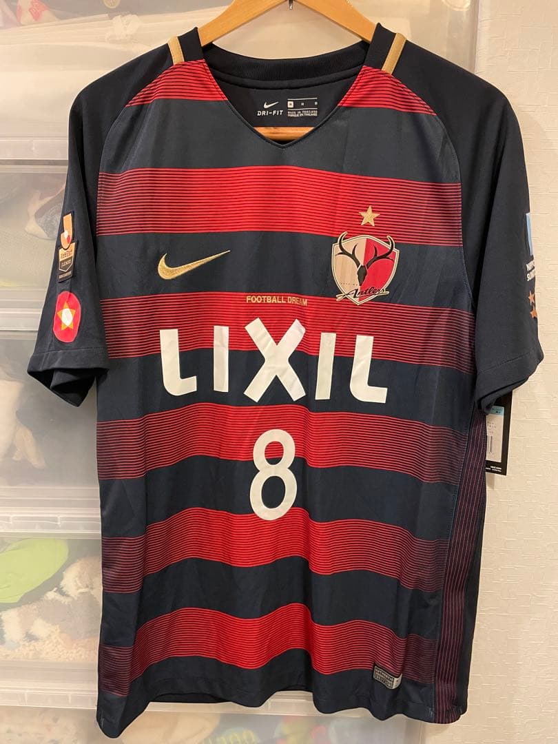 未使用 正規品 2017 鹿島アントラーズ レプリカユニフォームMサイズ