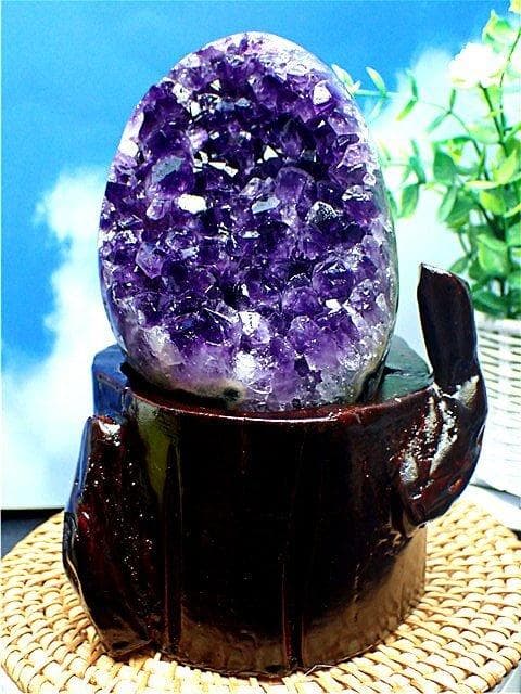 AAA級家庭円満◆天然ウルグアイ産アメジスト原石YT2G3/314G21A