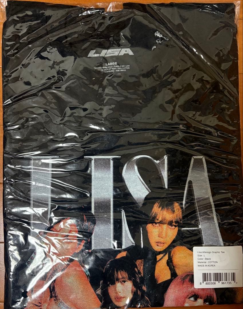 BLACKPINK LiSA ポップアップ Tシャツ Lサイズ ALTEREGO