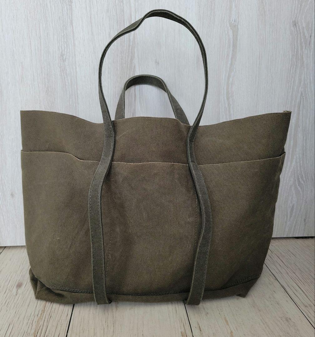 AMIACALVA　6ポケットキャンバストート