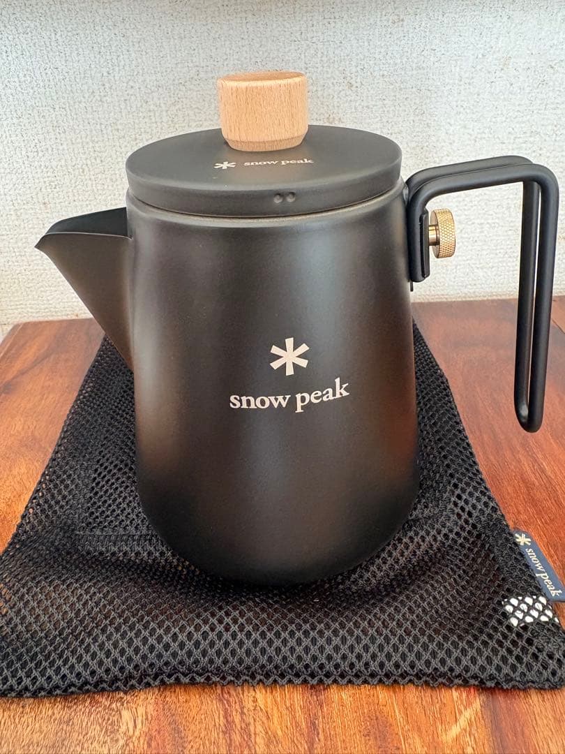 h*2様 スノーピーク　フィールドバリスタケトルブラック　オンライン限定品　ギア