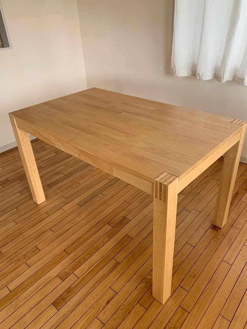 IKEA イケア 天然無垢 ダイニングテーブル 4人掛け NORDBY