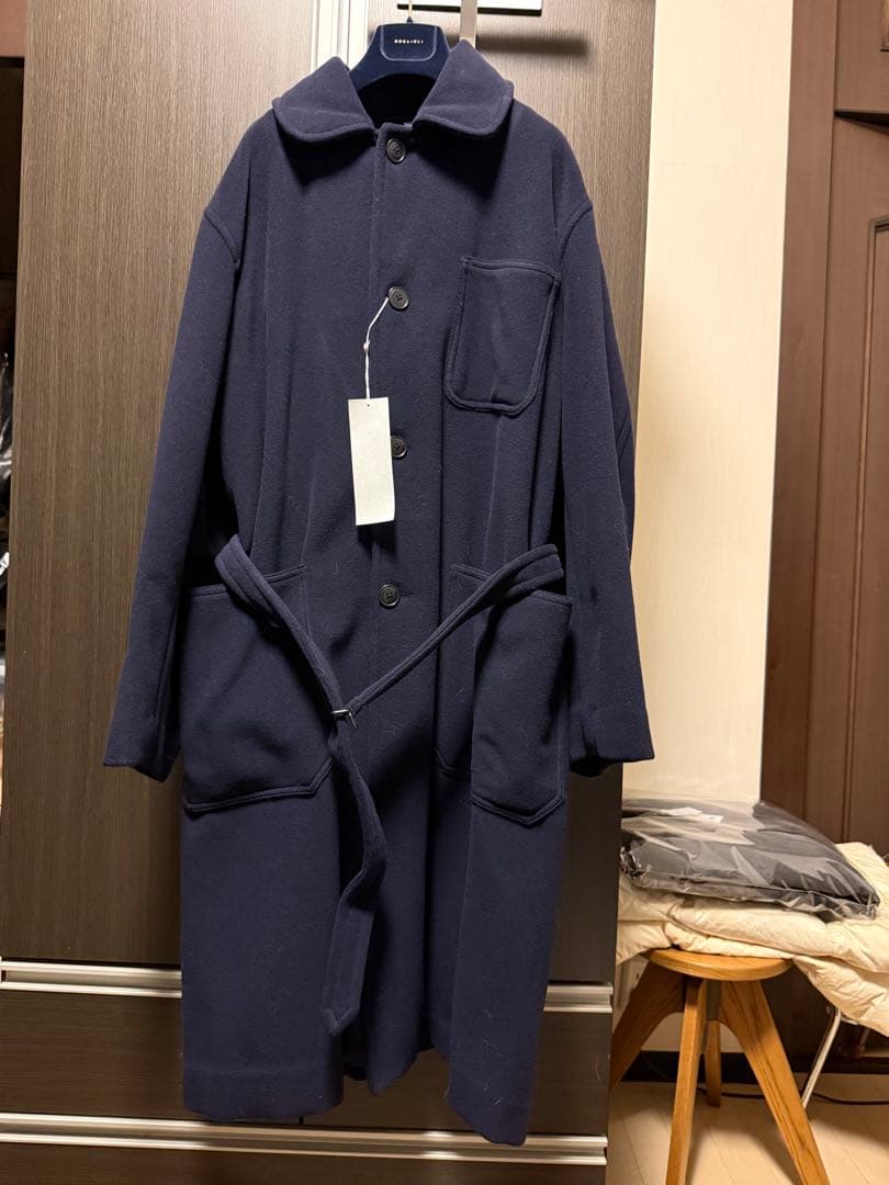 COMOLI ウールミリタリーコート サイズ3