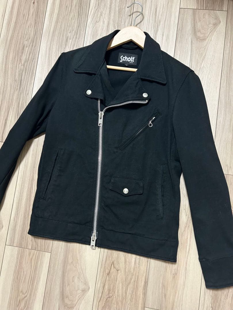 schott ショット デニム ダブルライダースジャケット