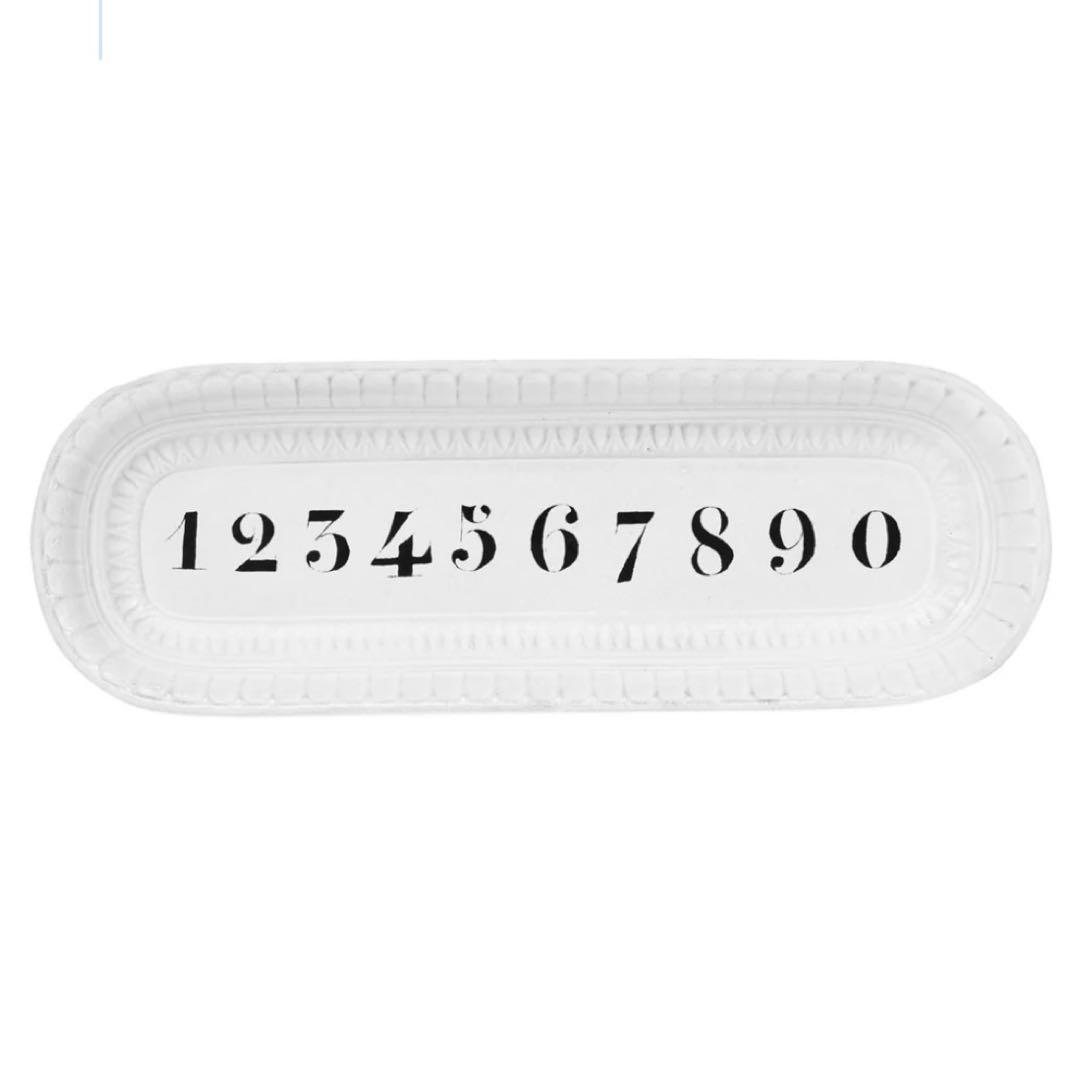 アスティエ John Derian Numbers プラッター ナンバー 数字