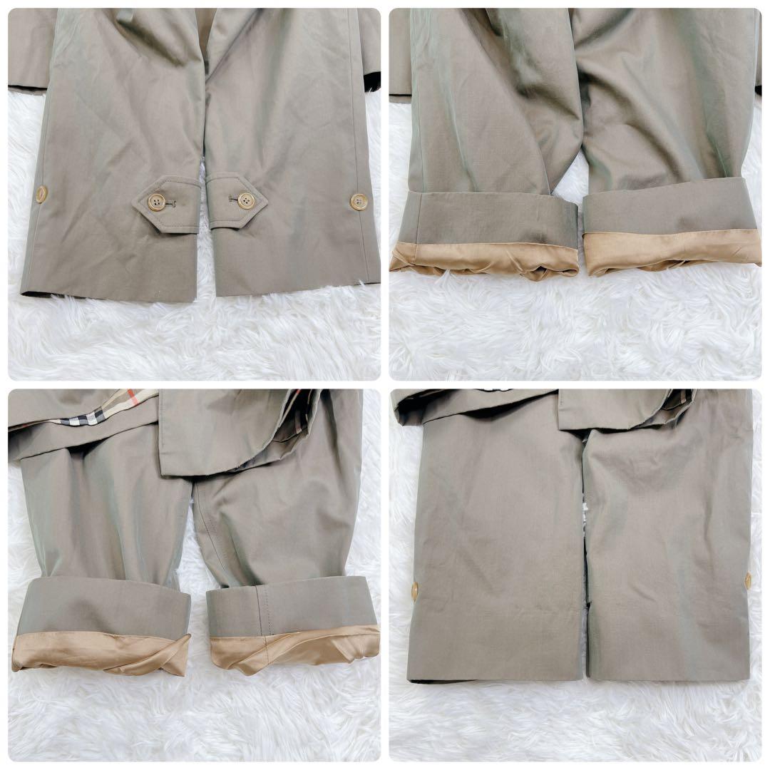 ✨レア✨90年製 バーバリー ステンカラーコート 総裏ノバチェック 英国製 L