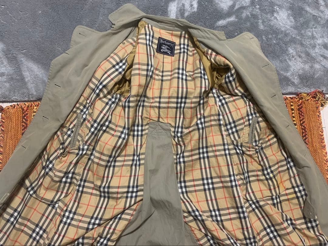 【美品】Burberry トレンチコート Sサイズ ベージュ ノバチェック