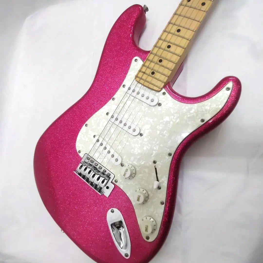 レアカラー！Bacchus ピンクラメ ストラト 大村孝佳