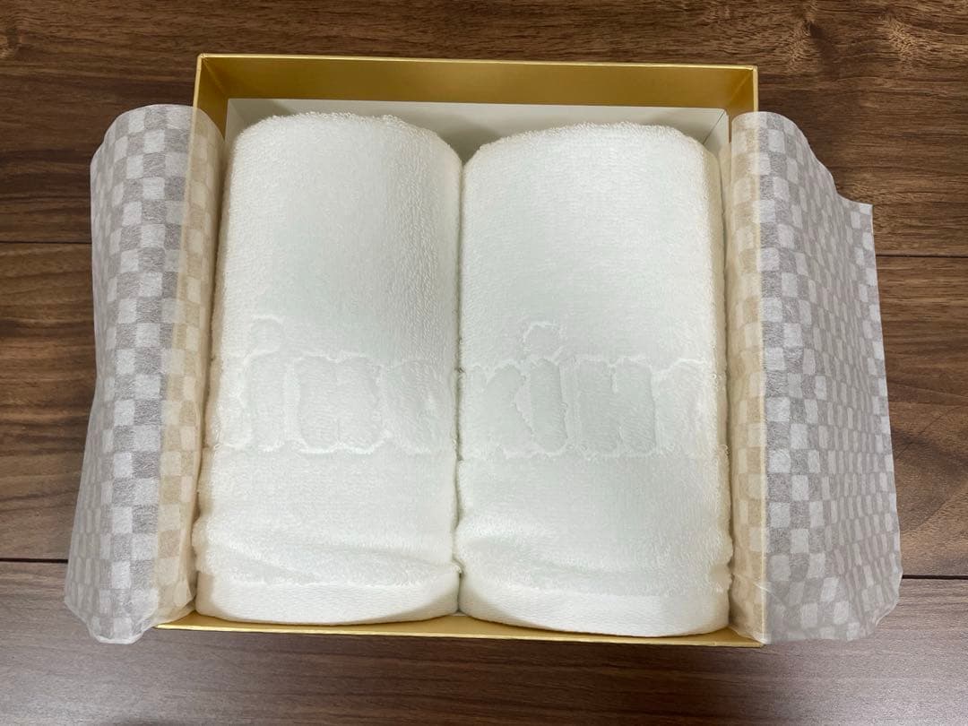 【31日まで値下】ミキハウス シーアイランドコットン フェイスタオル 2枚セット