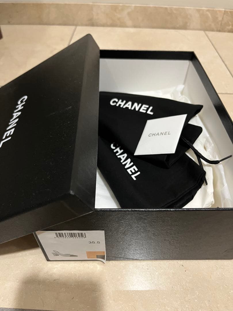 n*u様 (美品】CHANEL スリングバックシューズ　35.5