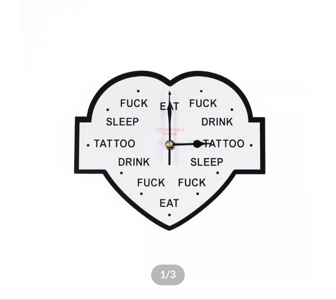 tattoo studio yamada ロゴクロック　最終値下げ