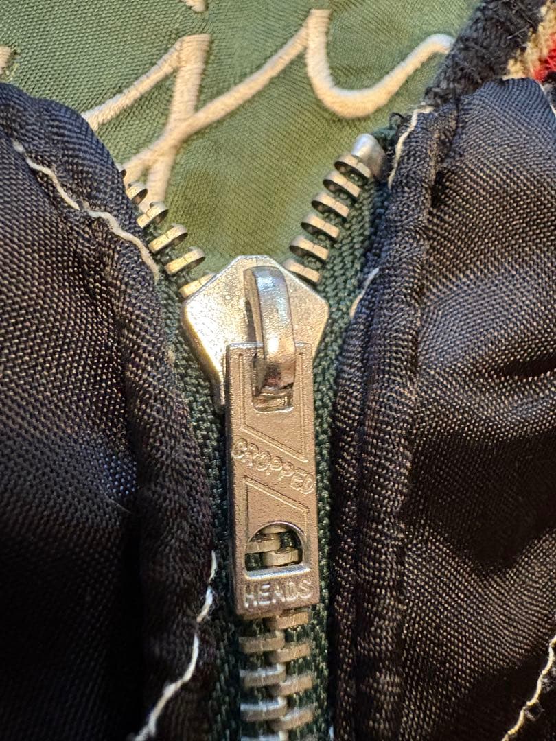 クロップドヘッズ　スカジャン　風神　雷神　CROPPED HEADS