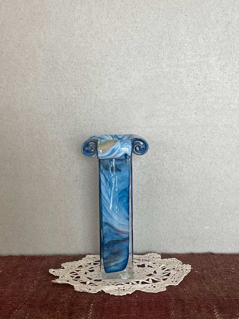 マルタ島の美しい花びん☆ハンドメイド