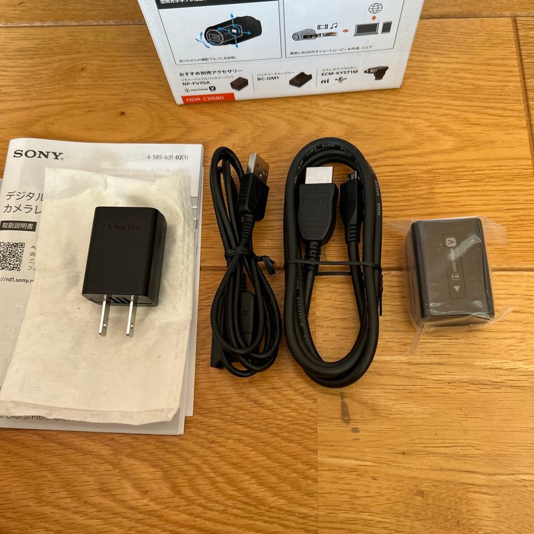SONY HDR-CX680 ビデオカメラ本体 2024年製