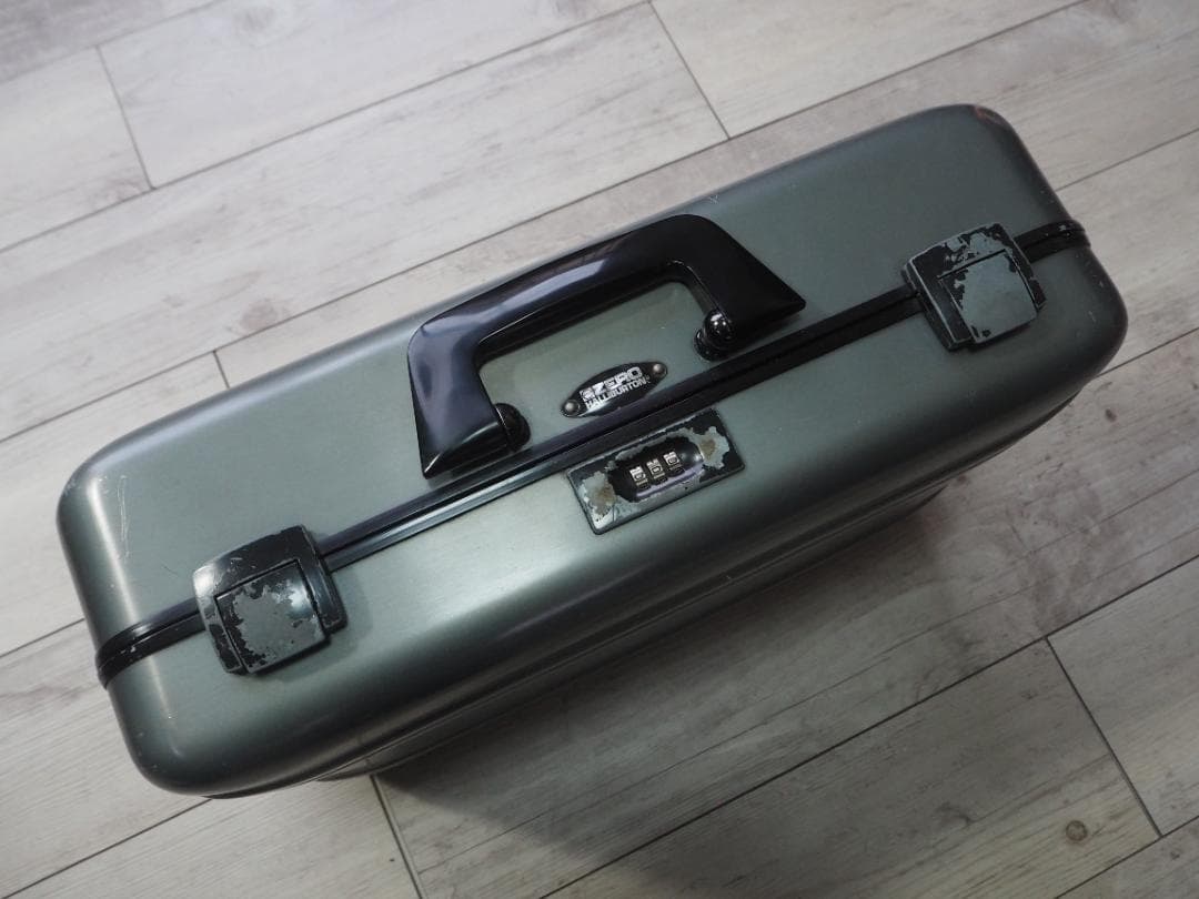 ゼロハリバートン 希少カーキアタッシュ 90年購入品 定価10万