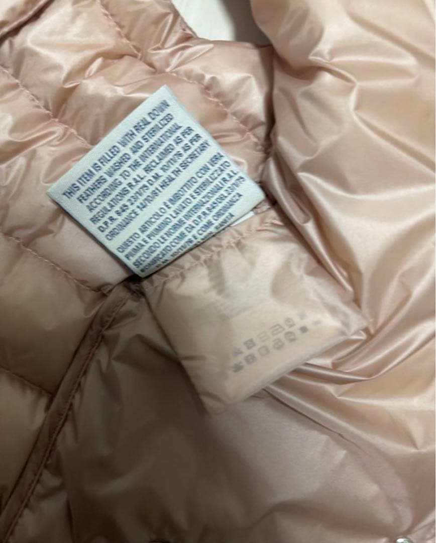 jj　モンクレール ダウンベスト ピンク longue saison