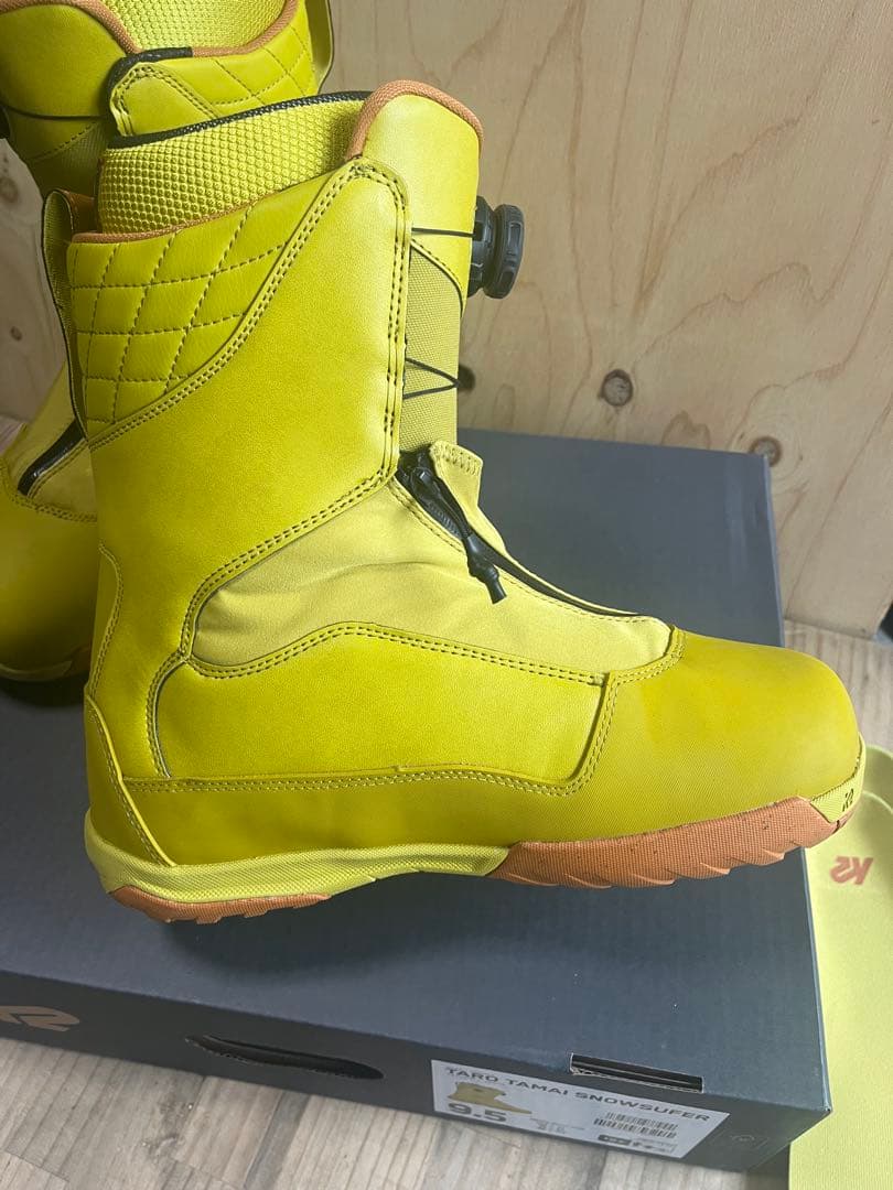 K2 Taro Tamai surfer 9.5 イエロー　TTブーツ
