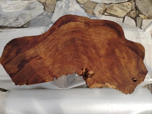 花台　大型　ケヤキ　欅　100x60x6cm　16kg