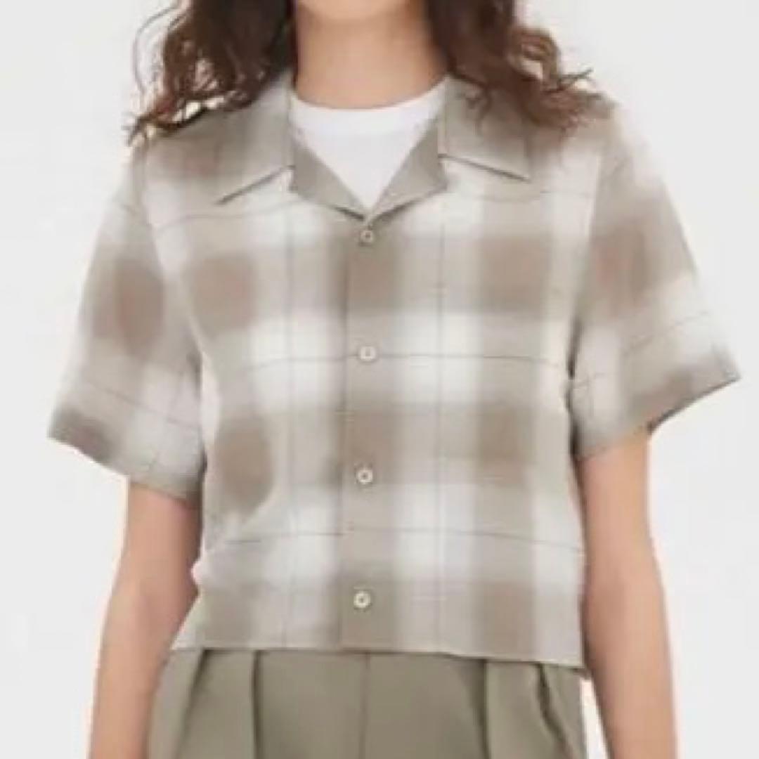 【25SS】【完売品】HYKE 半袖チェックシャツ サイズ1