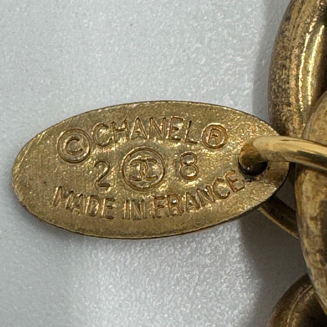 CHANEL シャネル キーリング キーホルダー 大きめ ゴールド