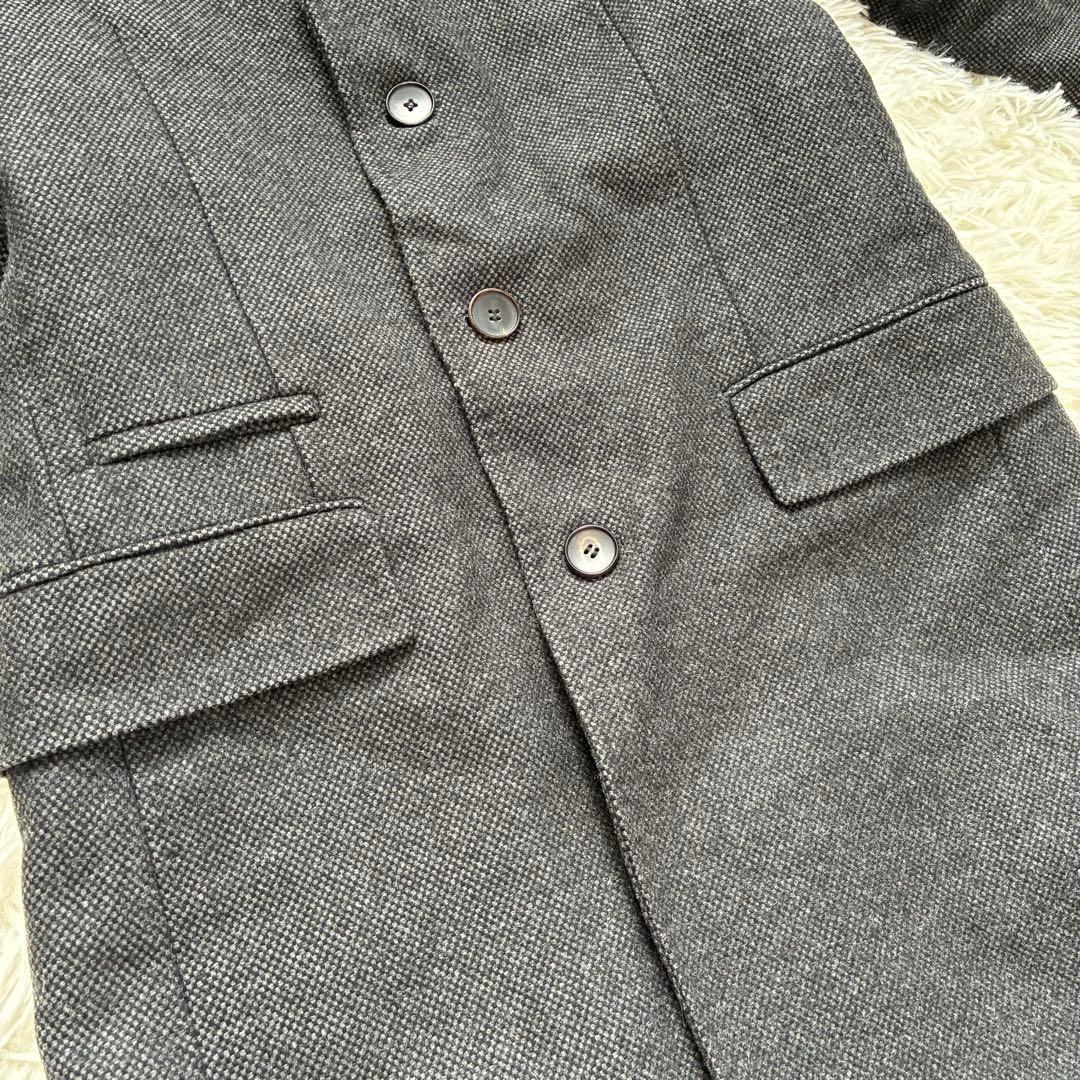 【希少】ヒューゴボス チェスターコート ライナー 46 M ダークグレー