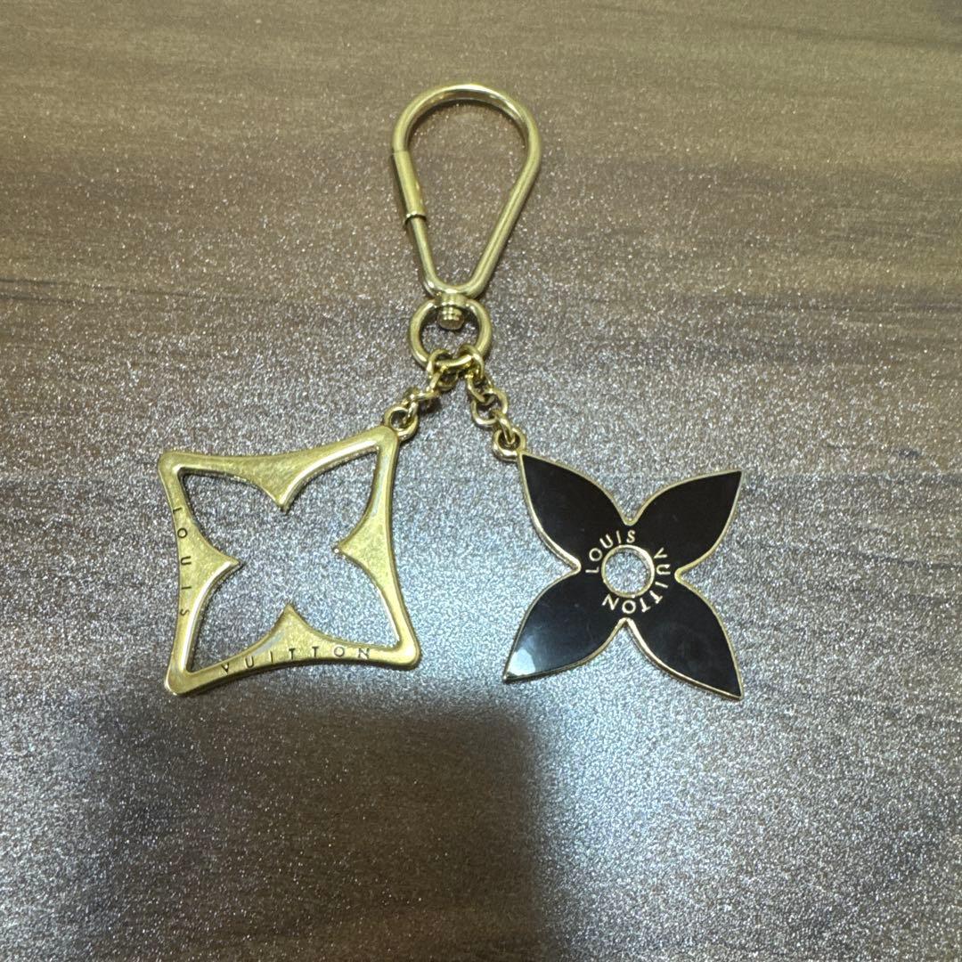 Louis Vuitton キーリング ゴールド ブラック