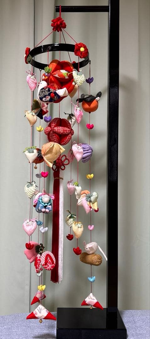吊るし飾り✾吊るし雛✾ハンドメイド✾桃の節句✾着物リメイク✾正絹