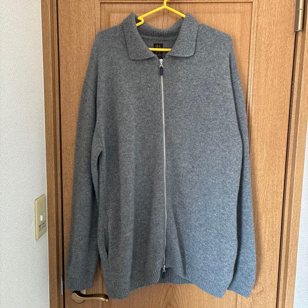 【極美品】BATONERバトナー UA別注 ウォッシュドラムウールカーディガン3