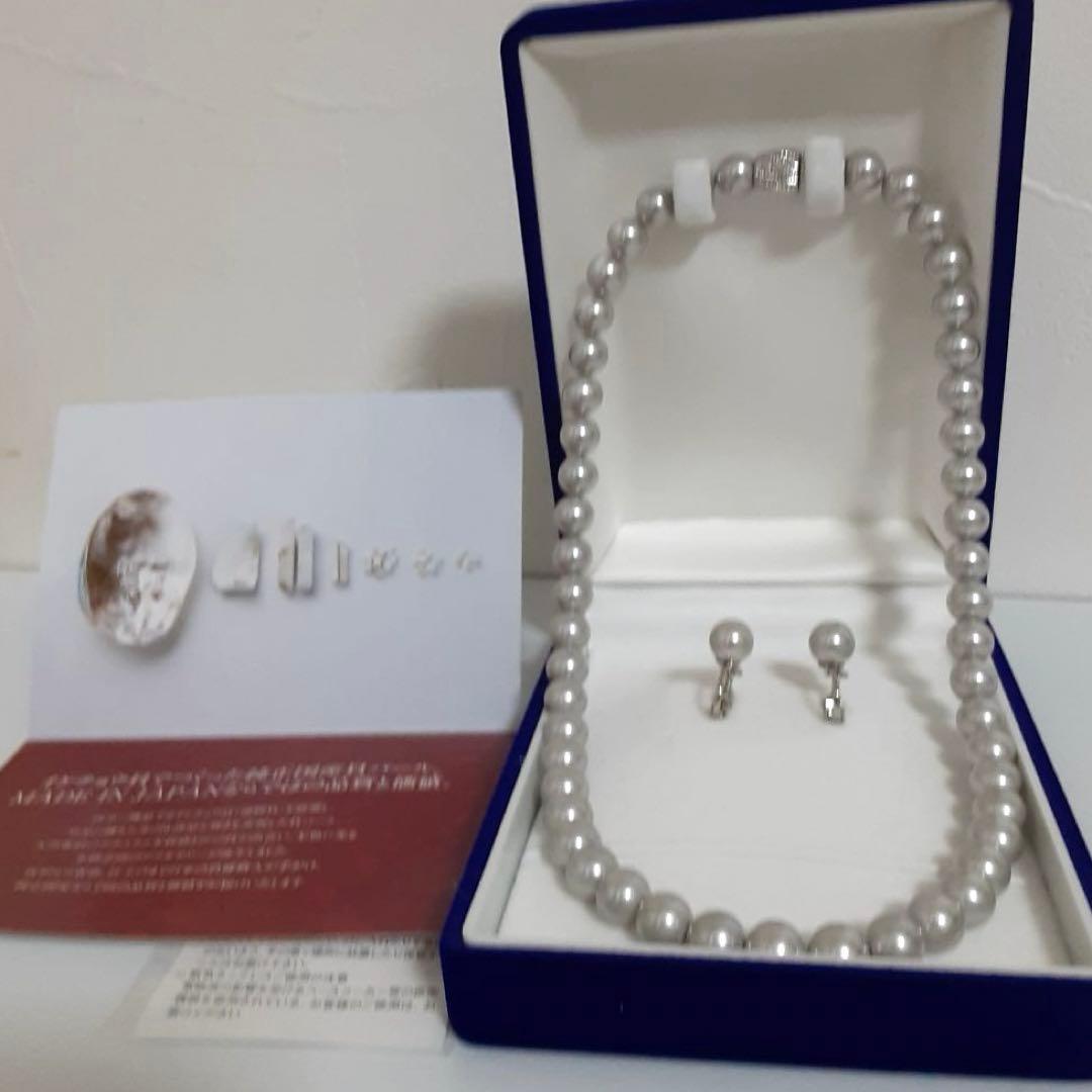 純正国産貝パールネックレスセット／AIMER