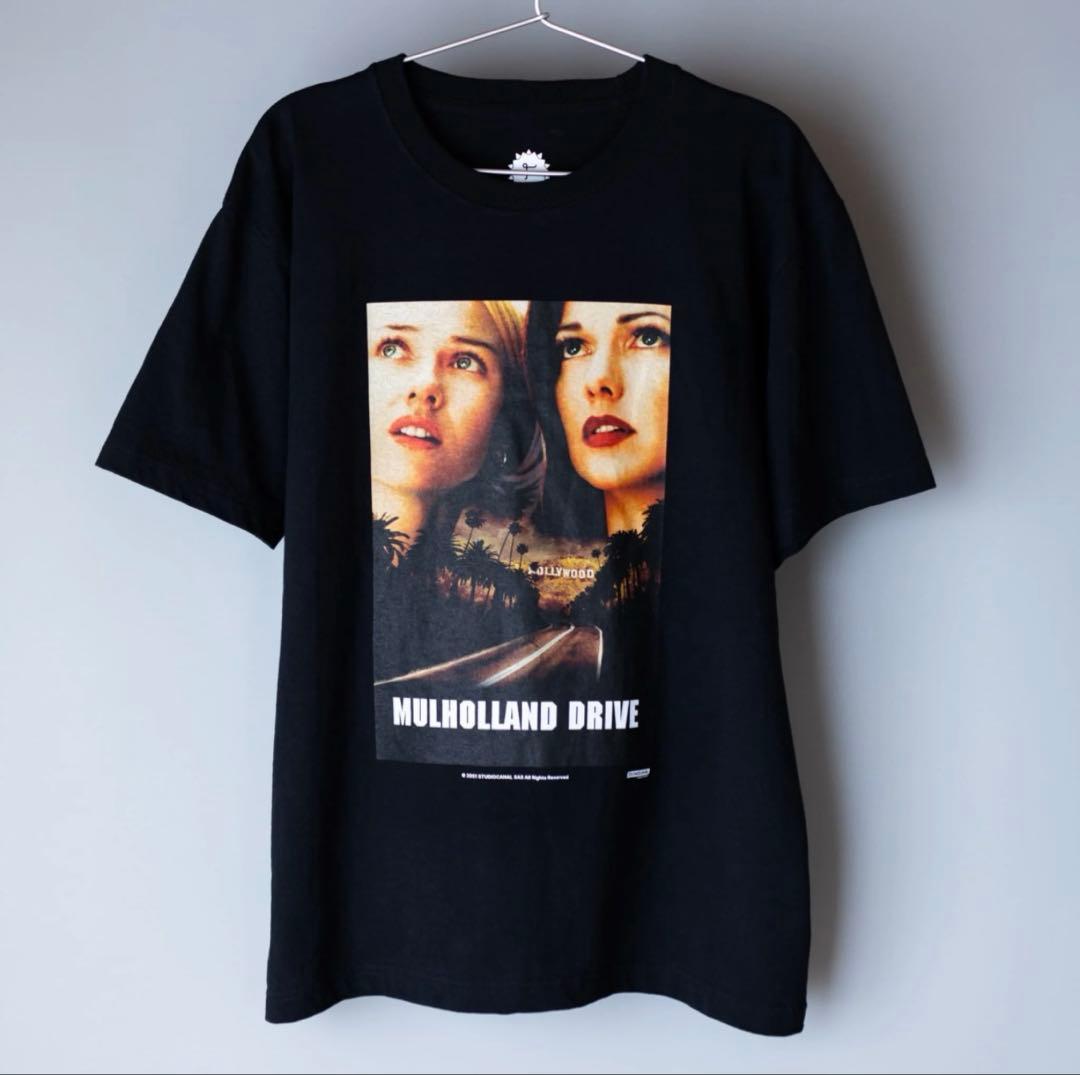 【L】マルホランド・ドライブ オフィシャルTシャツ デヴィッドリンチ監修 黒