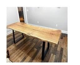 bimiti テーブル 脚 鉄脚 奥行65CM 高さ71CM 2個1組 ブラック