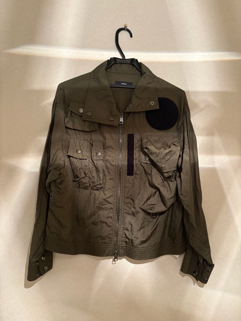 DIESEL ミリタリージャケット カーキ