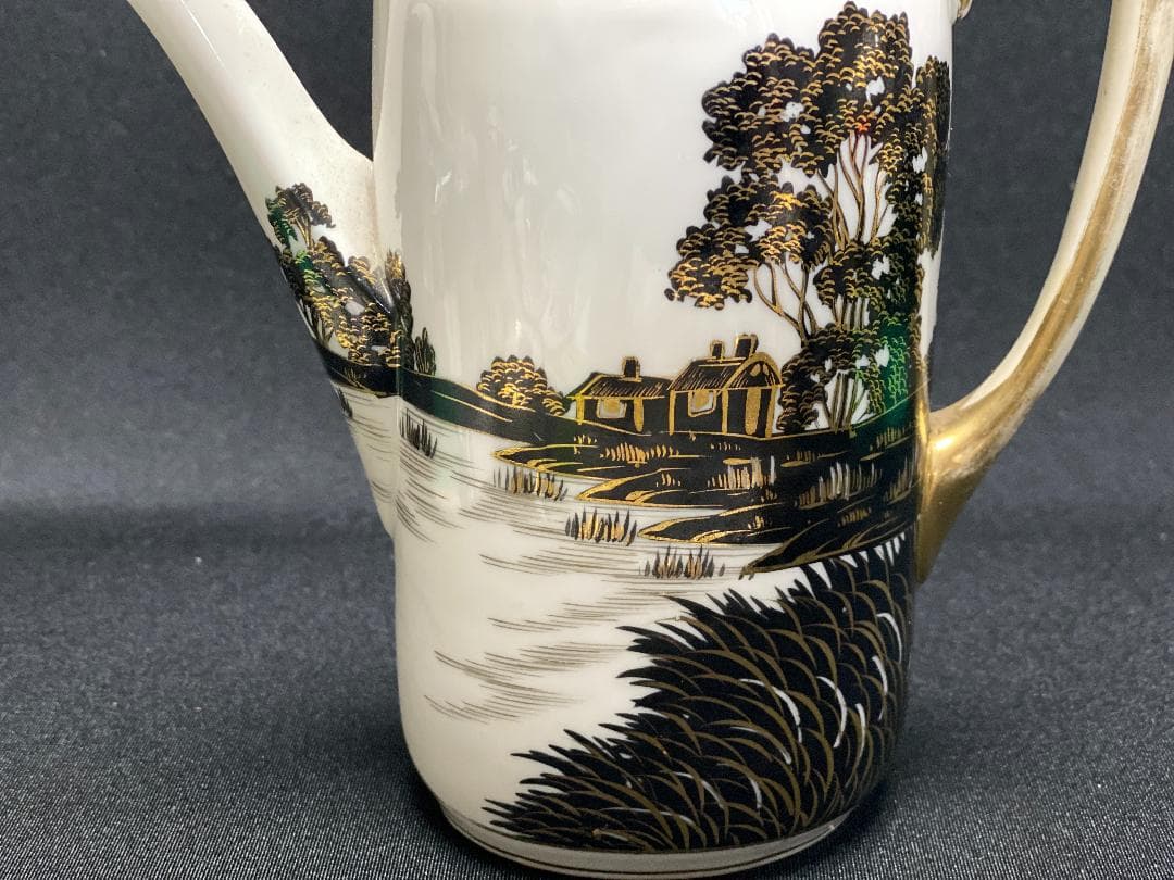 ☆オールドノリタケ 水墨画風ティーセット☆