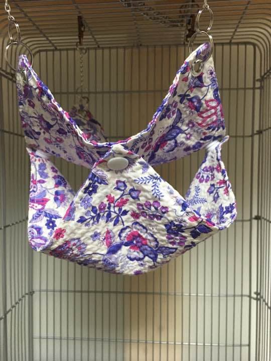 モモンガハウス(花柄No2)夏仕様  涼しい夏生地を使用❗️ 大サイズ