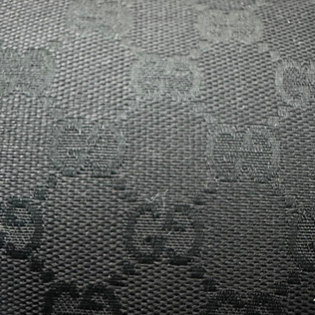 デニッシュ 様用極美品 GUCCI ブラック トートバッグ GGパターン