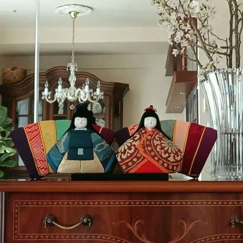 ❀雛人形セット　扇付