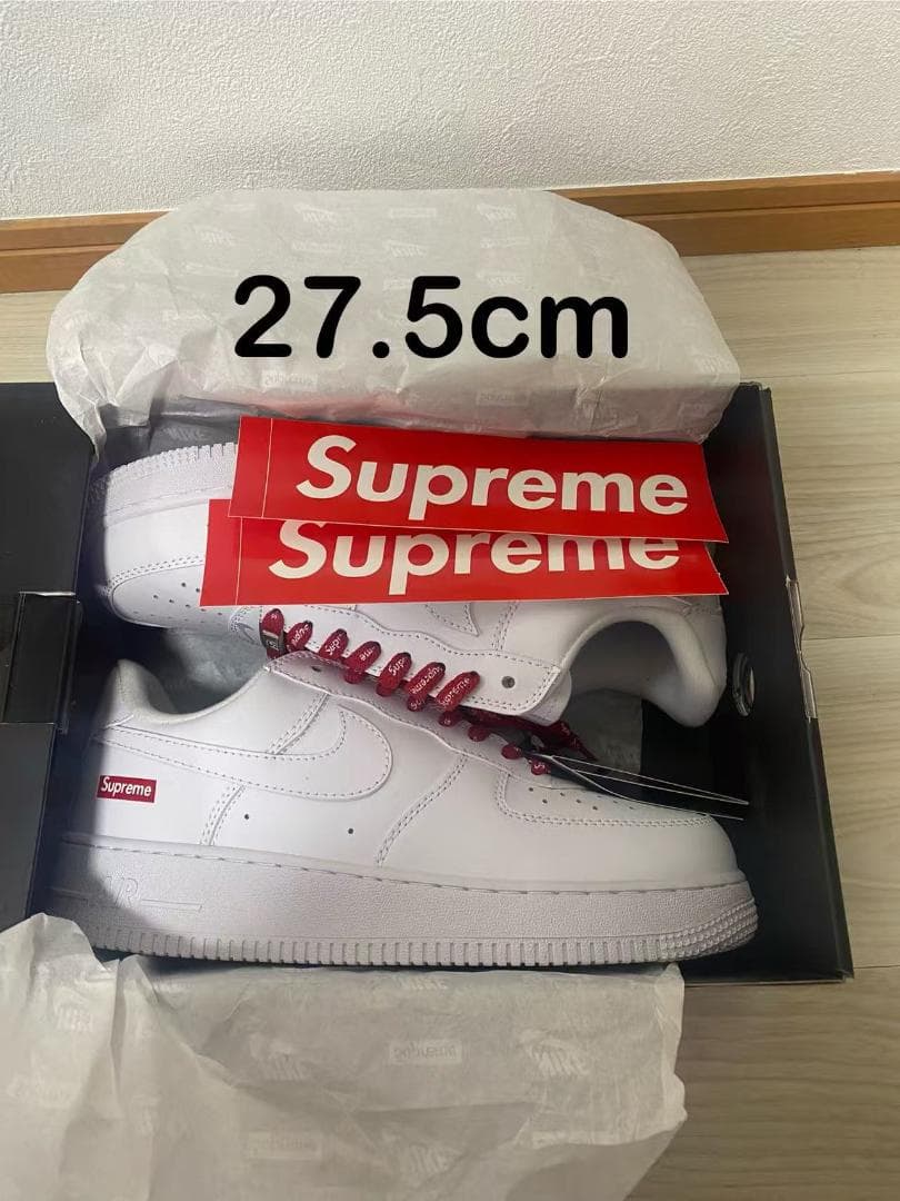 27.5 Supreme× Nike Air Force 1 Low White