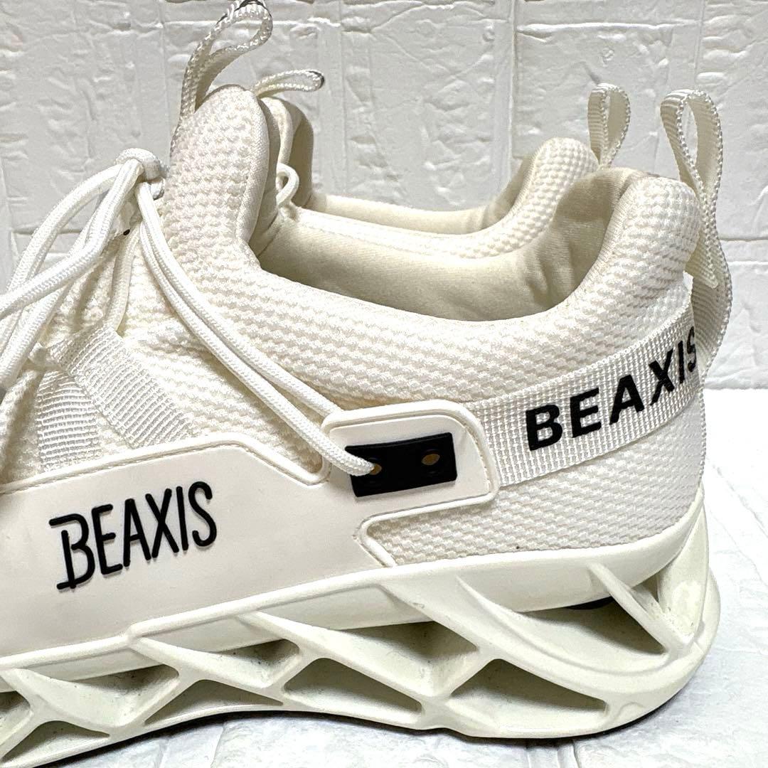 ☆極美品☆ BEAXIS ビーアクシス バランスコア スニーカー ホワイト L