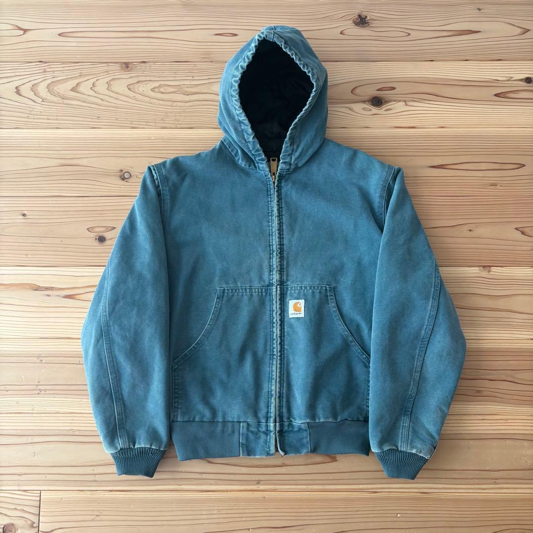 Carhartt アクティブジャケット JQ696 USA製 星タグ L 短丈